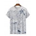 Men's Wave Sailing Short Sleeve T-Shirt