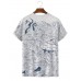 Men's Wave Sailing Short Sleeve T-Shirt