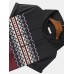 Mens Ethnic Pattern Hem Cuff Hooded T  Shirts