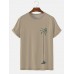 Men's Coconut Tree Cozy Casual Short Sleeve T-Shirt